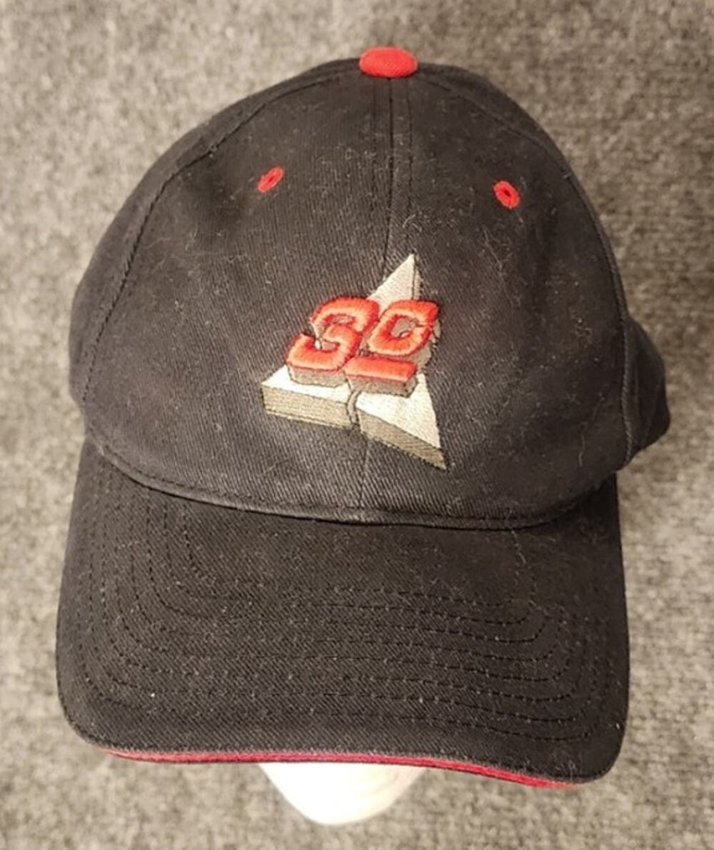 Vintage WearGuard Workwear Hat Cap Strapback Gray Black 3 BSI Embroidered